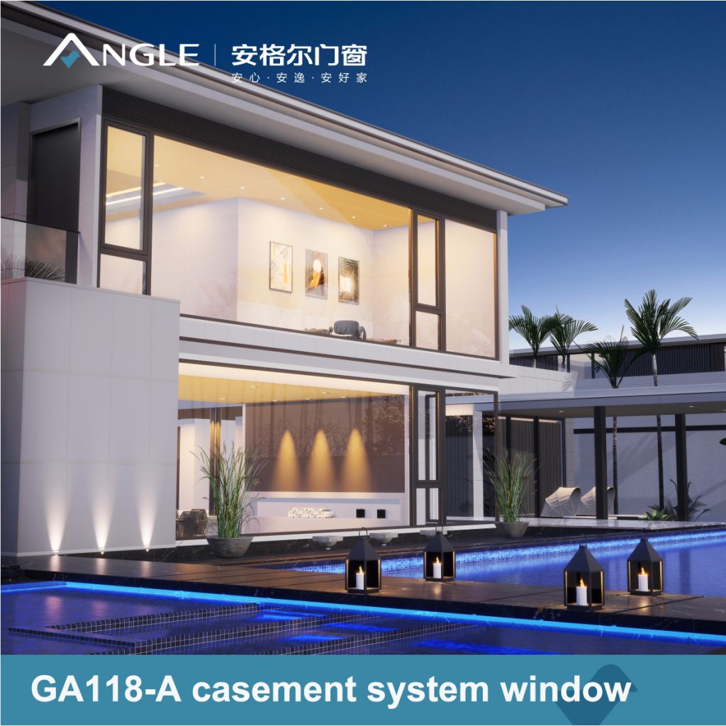 High-end Villa Outside Opening Double Glazed Windows